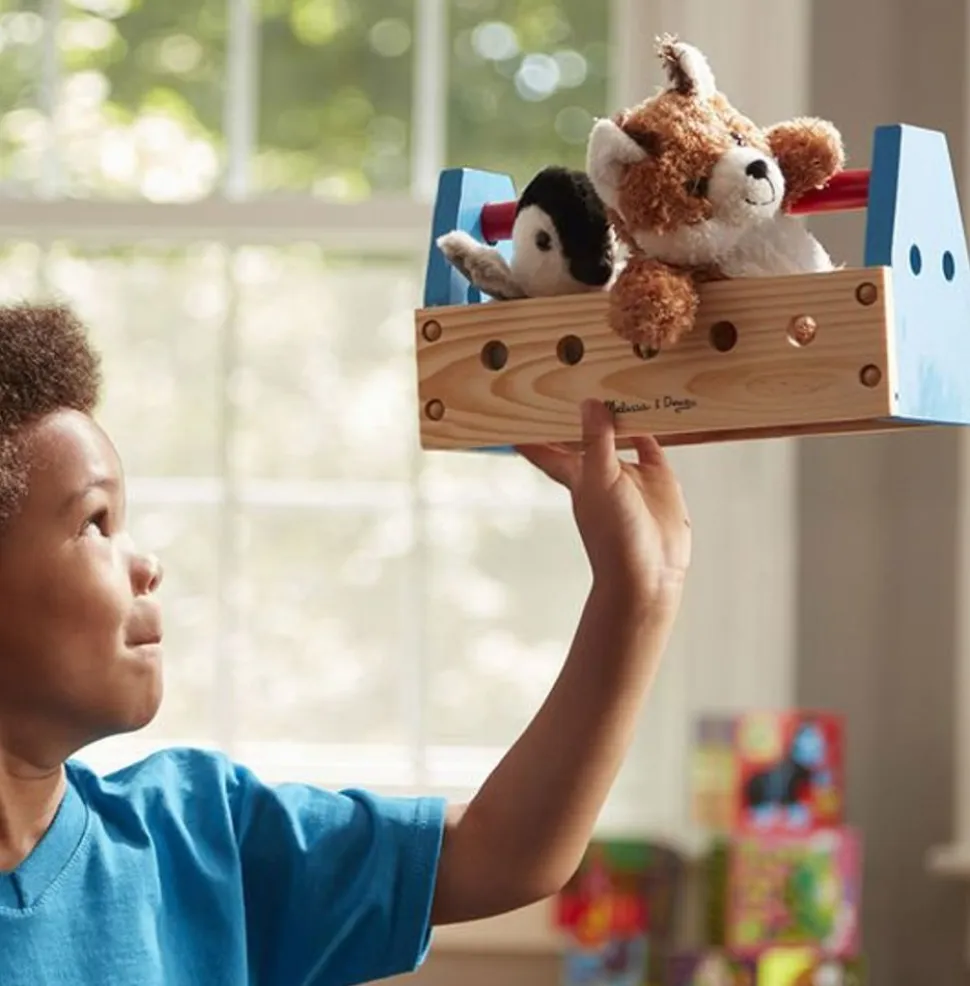 Vaerktojskasse I Trae Med Indhold