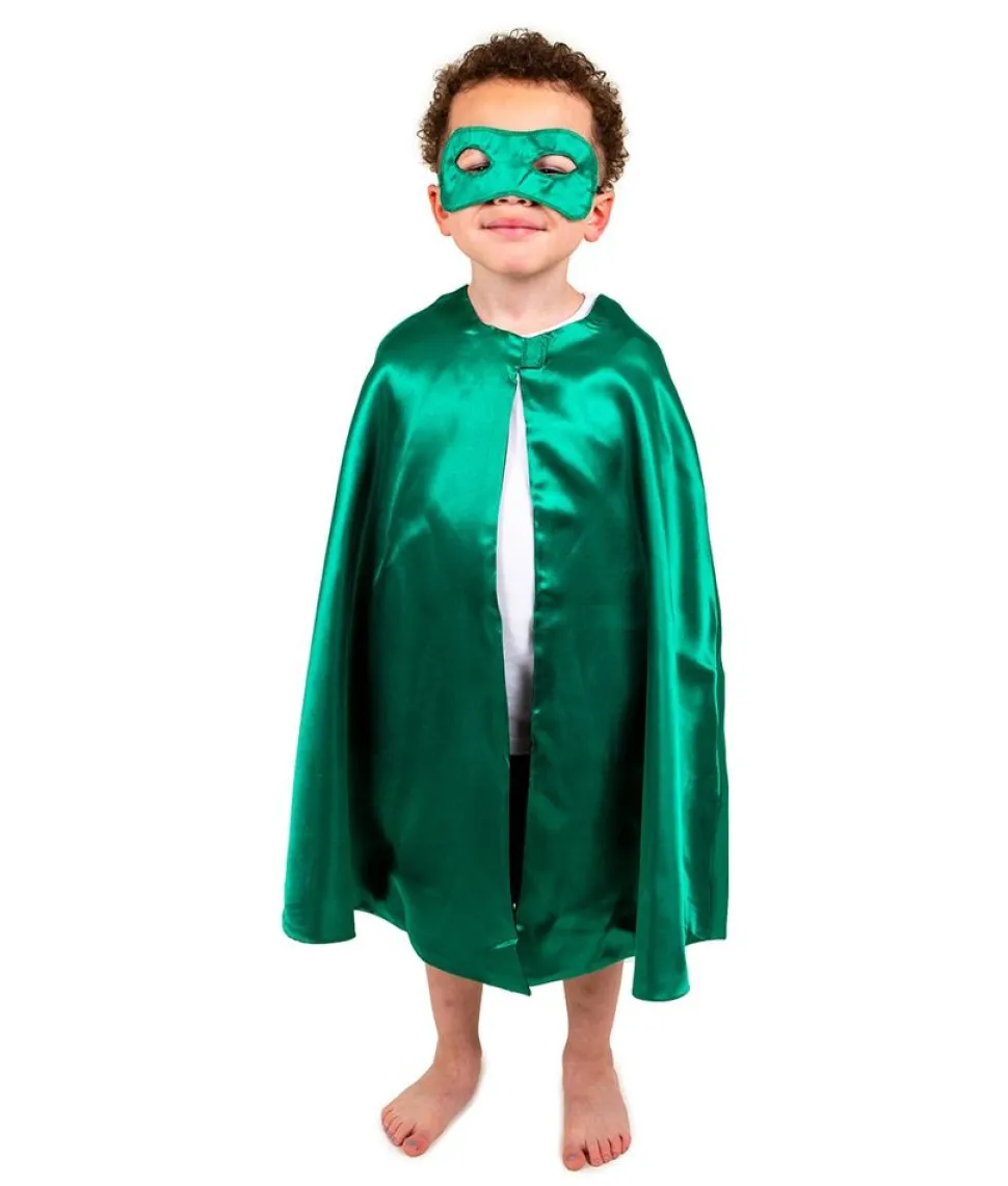 Vendbar Kappe - Gron/Sort Superhelt, Str. 3-7 Ar