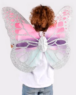 Vingesaet Med Solv Glitter