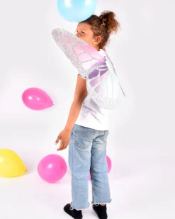 Vingesaet Med Solv Glitter