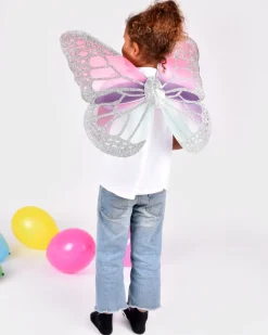 Vingesaet Med Solv Glitter