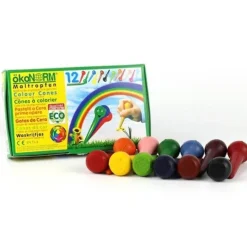 Voksfarver Drabe - 12 Stk.