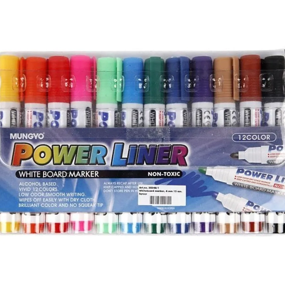 Whiteboardtusser, 12 Stk